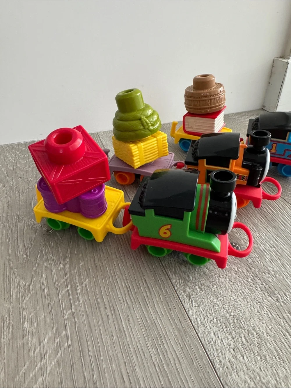 Thomas & Friends Toddler Toy My First Thomas Push-Along Trains Stacking Cargo